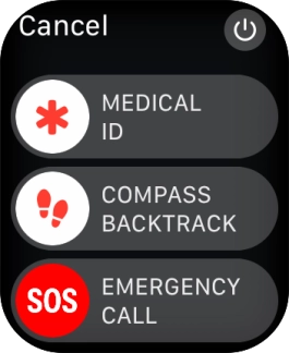 Press the power off icon. Press the power off icon.