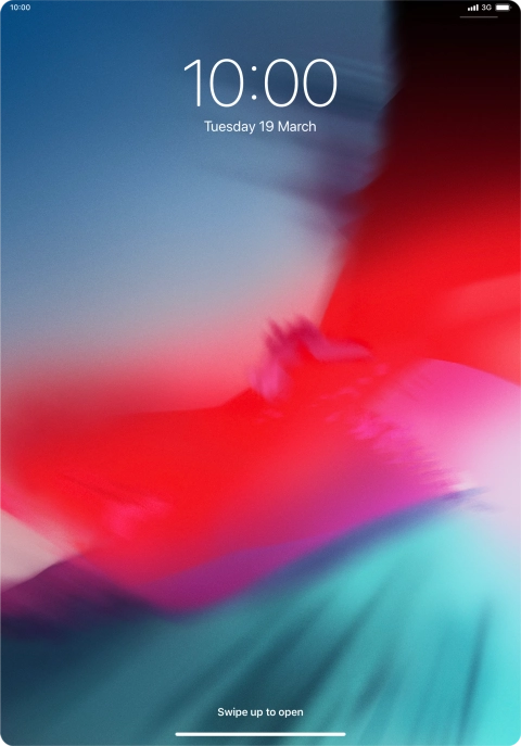 Slide your finger upwards starting from the bottom of the screen. Slide your finger upwards starting from the bottom of the screen.