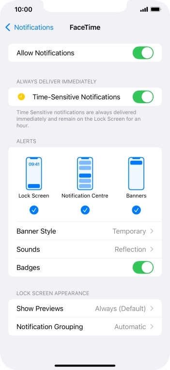 Press the indicator next to Press the indicator next to