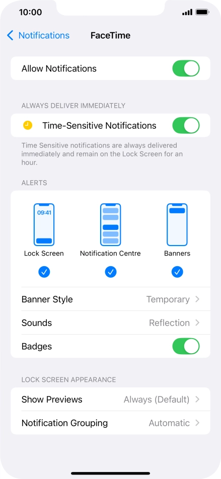 Press the indicator next to Press the indicator next to