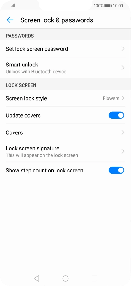 Press the Home key to return to the home screen. Press the Home key to return to the home screen.