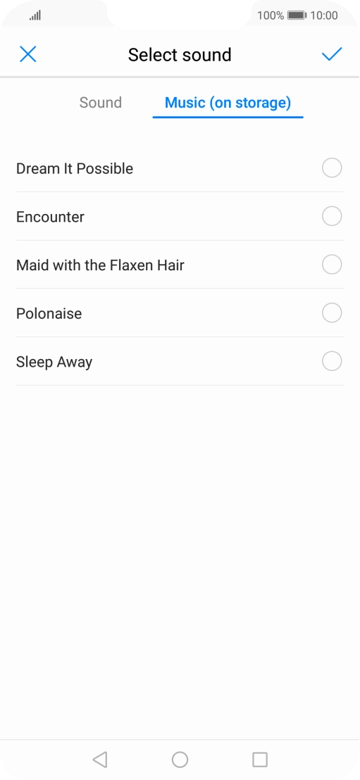Press the required ring tones to hear them. Press the required ring tones to hear them.