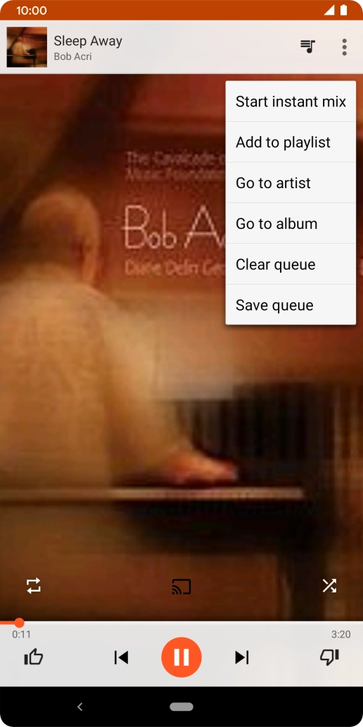 Press Add to playlist. Press Add to playlist.