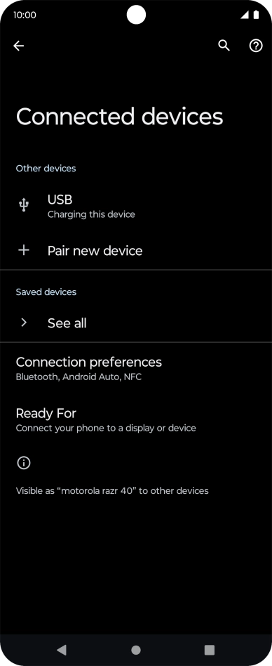 Press Pair new device. Press Pair new device.