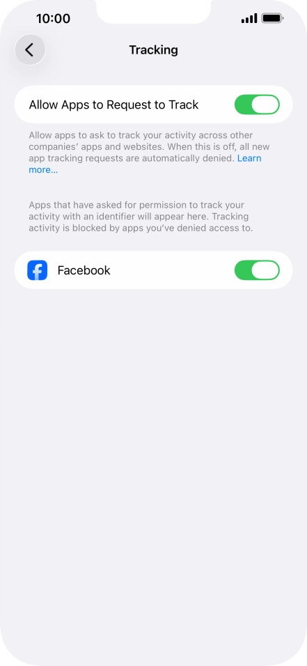 Press the indicator next to Press the indicator next to