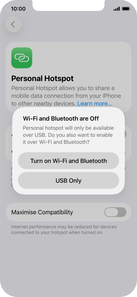 If Wi-Fi is turned off, press Turn on Wi-Fi and Bluetooth. If Wi-Fi is turned off, press Turn on Wi-Fi and Bluetooth.