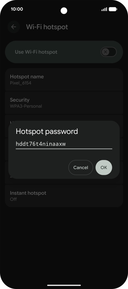Press OK. Press OK.