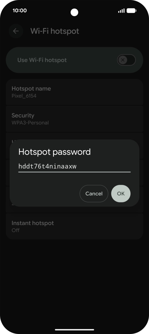Press OK. Press OK.