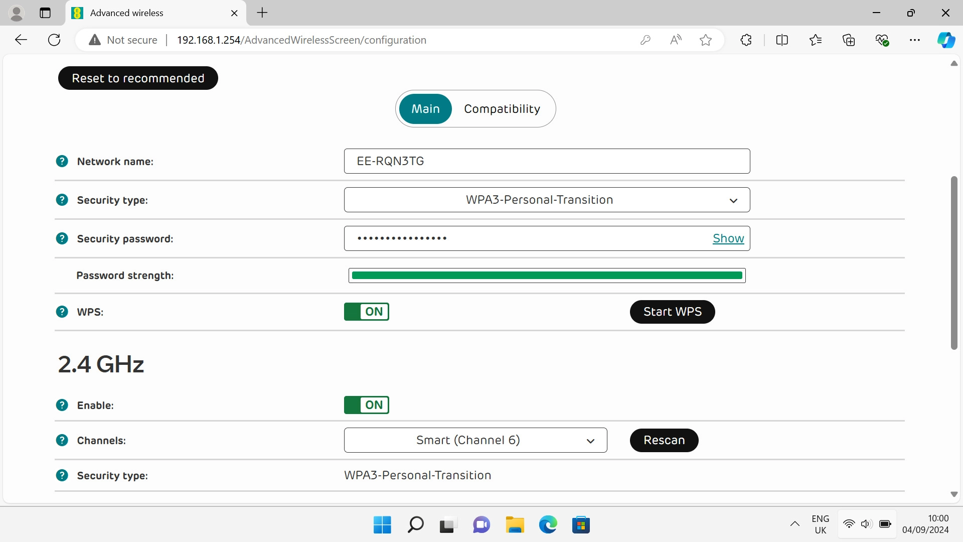 Click Rescan below the required Wi-Fi network and wait a moment while your router scans for the best available channel. Click Rescan below the required Wi-Fi network and wait a moment while your router scans for the best available channel.