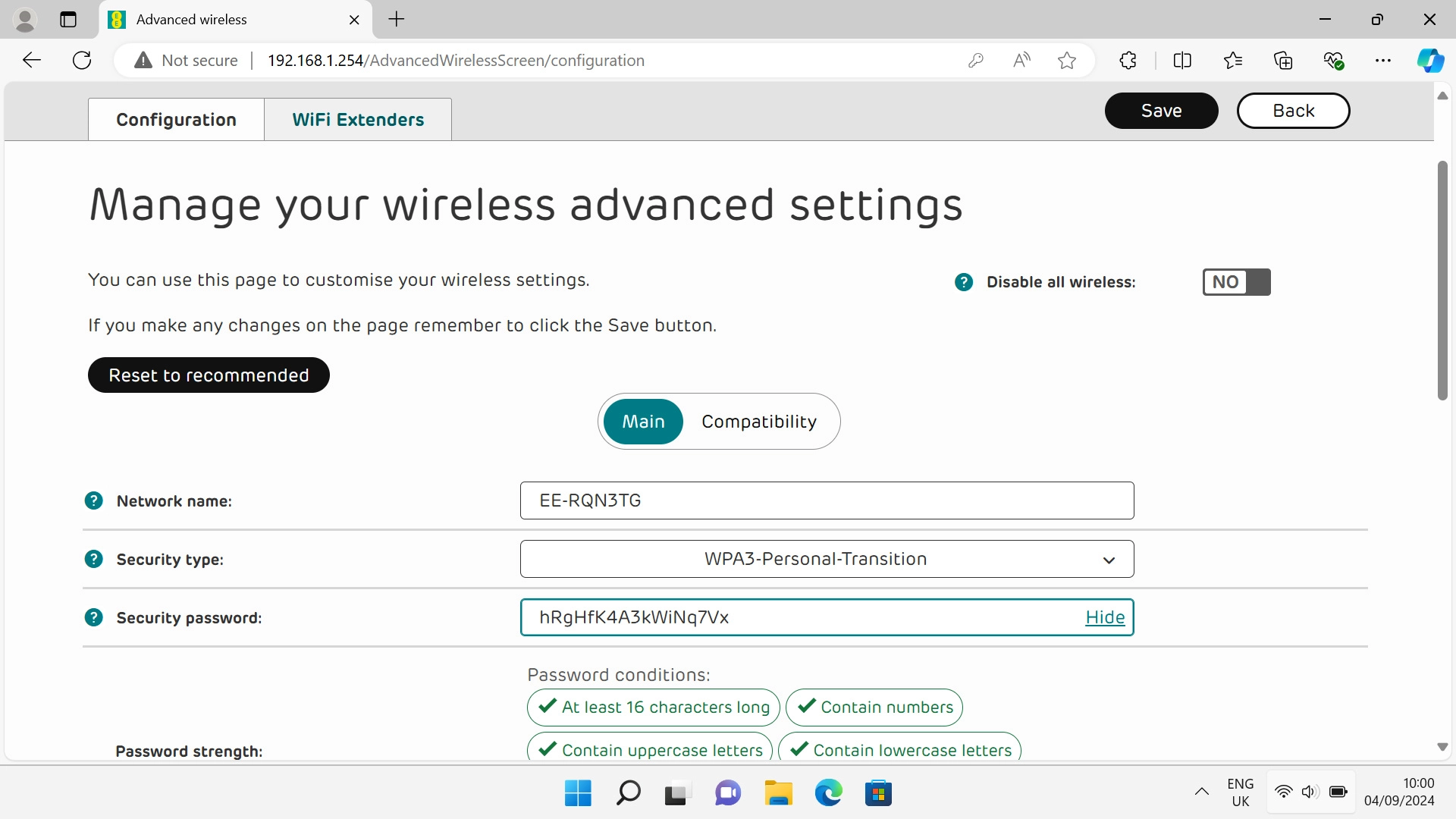Click Save. Click Save.