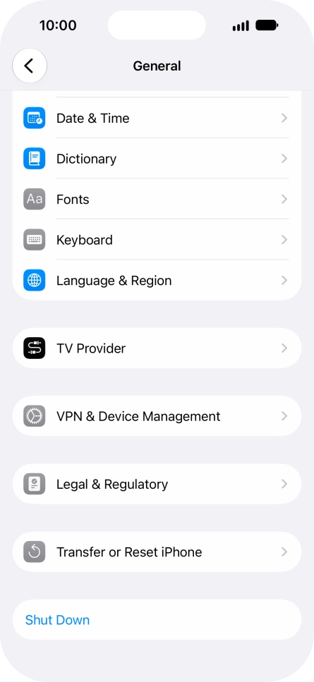 Press Transfer or Reset iPhone. Press Transfer or Reset iPhone.