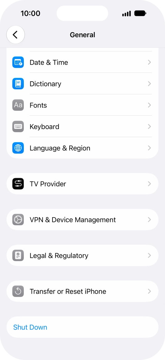Press Transfer or Reset iPhone. Press Transfer or Reset iPhone.