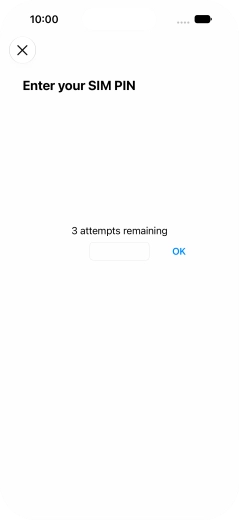 If your SIM is locked, key in your PIN and press OK. The default PIN is 1111. If your SIM is locked, key in your PIN and press OK. The default PIN is 1111.