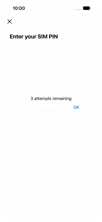 If your SIM is locked, key in your PIN and press OK. The default PIN is 1111. If your SIM is locked, key in your PIN and press OK. The default PIN is 1111.