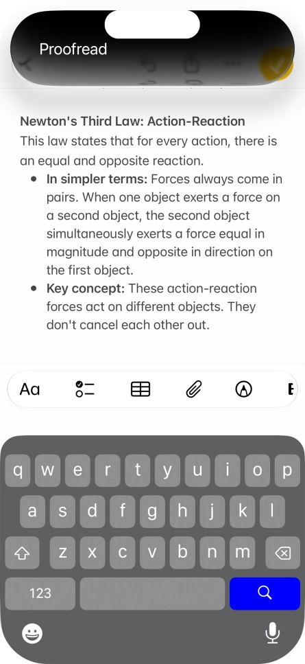 To check the text for grammatical and spelling errors, use the command “Proofread”. To check the text for grammatical and spelling errors, use the command “Proofread”.