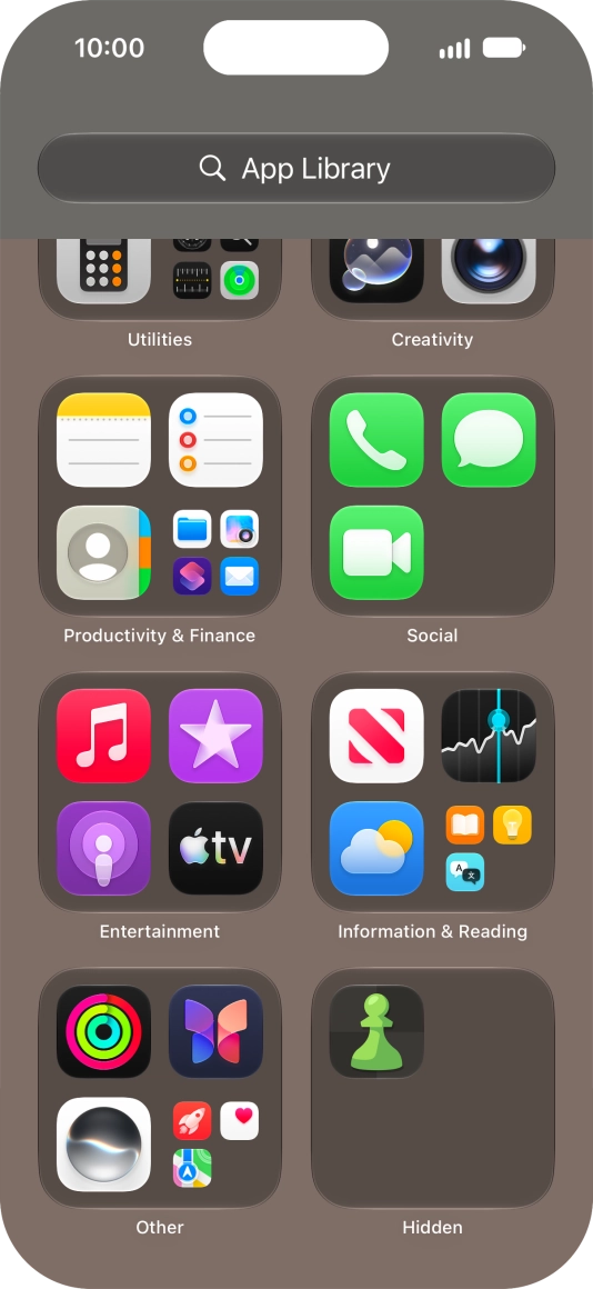 Press and hold the required app. Press and hold the required app.