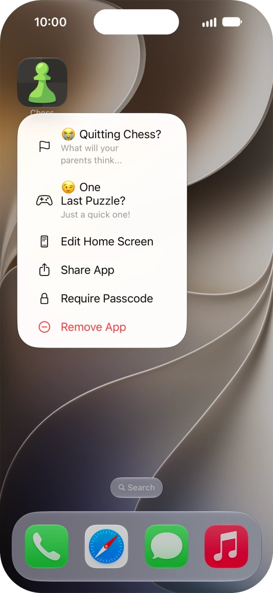 Press Require Passcode. Press Require Passcode.