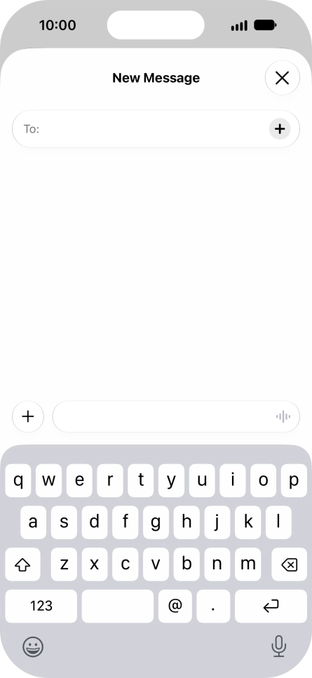 Press the add icon. Press the add icon.