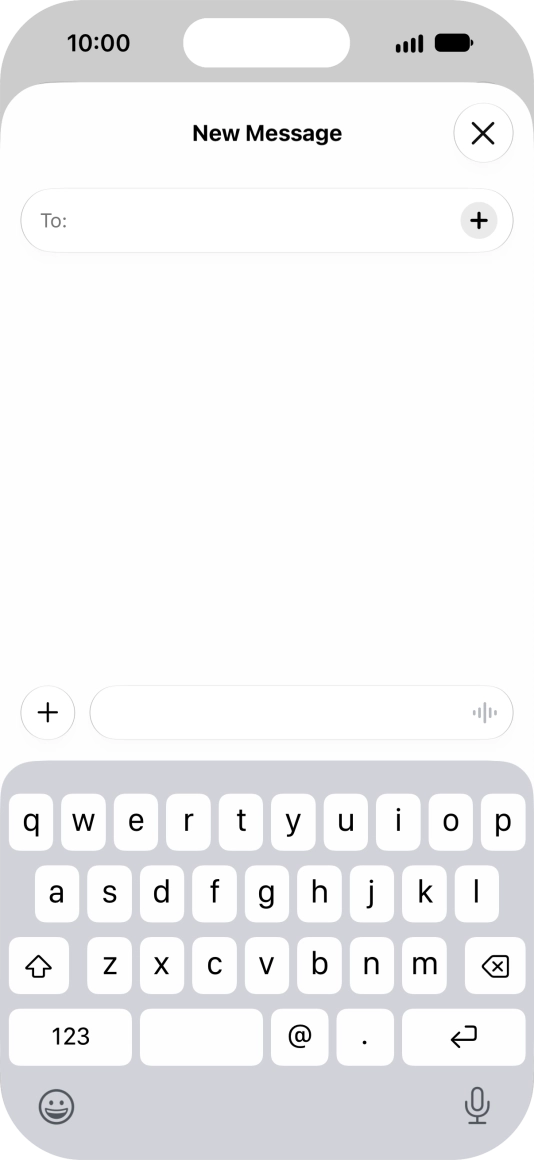 Press the add icon. Press the add icon.