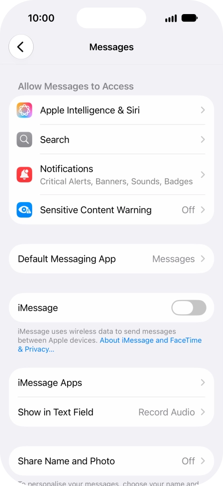 Press the indicator next to Press the indicator next to