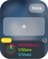 Press the unpin widget icon on the required widget to unpin it from the top of the stack. Press the unpin widget icon on the required widget to unpin it from the top of the stack.