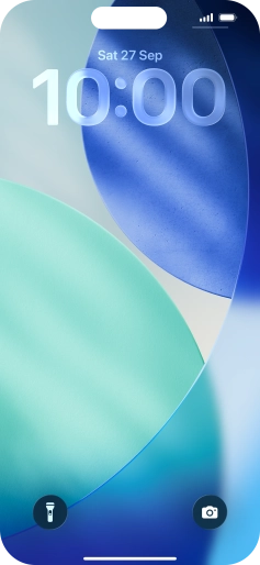 Press and hold anywhere on the lock screen. Press and hold anywhere on the lock screen.