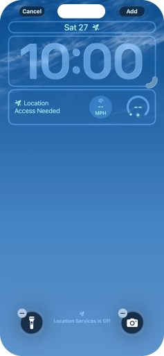 To customise the way the lock screen date is displayed, press the date widget and follow the instructions on the screen to find the required widget display mode. To customise the way the lock screen date is displayed, press the date widget and follow the instructions on the screen to find the required widget display mode.