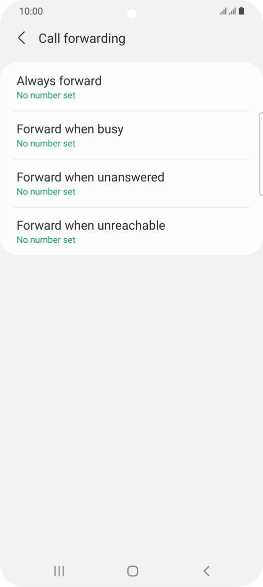 Press the Home key to return to the home screen. Press the Home key to return to the home screen.