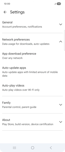 Press Auto-update apps. Press Auto-update apps.