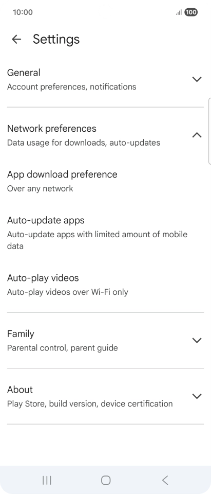 Press Auto-update apps. Press Auto-update apps.
