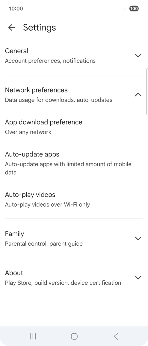Press Auto-update apps. Press Auto-update apps.