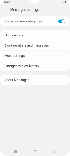 Press More settings. Press More settings.