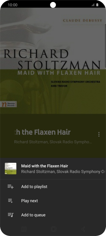 Press Add to playlist. Press Add to playlist.
