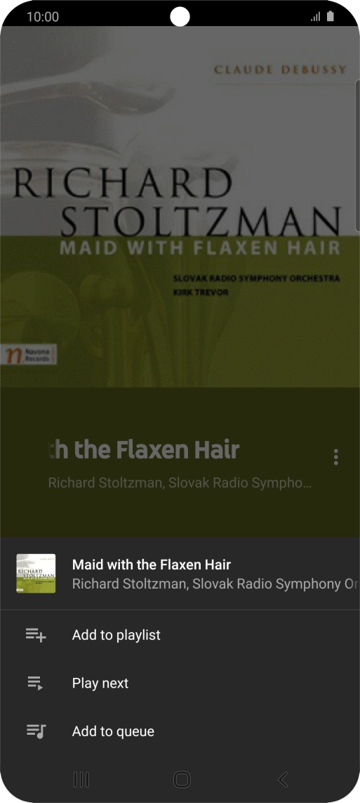 Press Add to playlist. Press Add to playlist.
