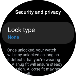 Press Lock type. Press Lock type.