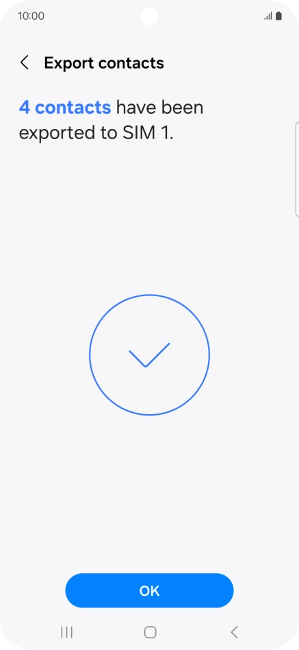 Press OK. Press OK.