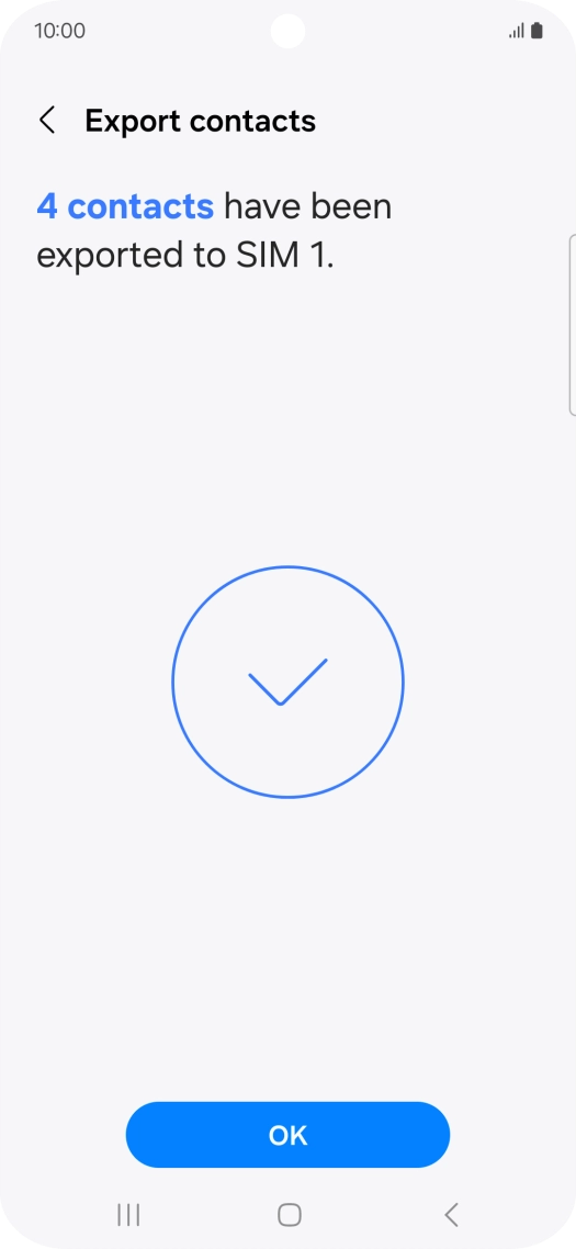 Press OK. Press OK.