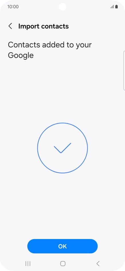 Press OK. Press OK.
