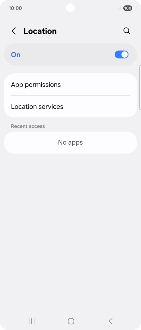 Press App permissions. Press App permissions.