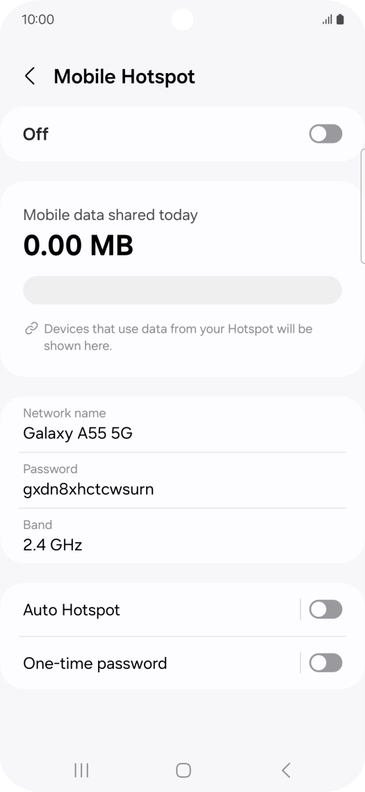 Press Network name. Press Network name.