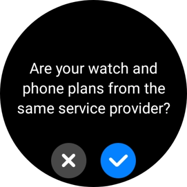 Press the confirm icon. Press the confirm icon.