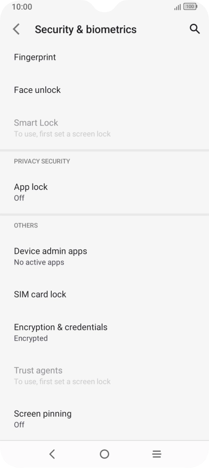 Press SIM card lock. Press SIM card lock.