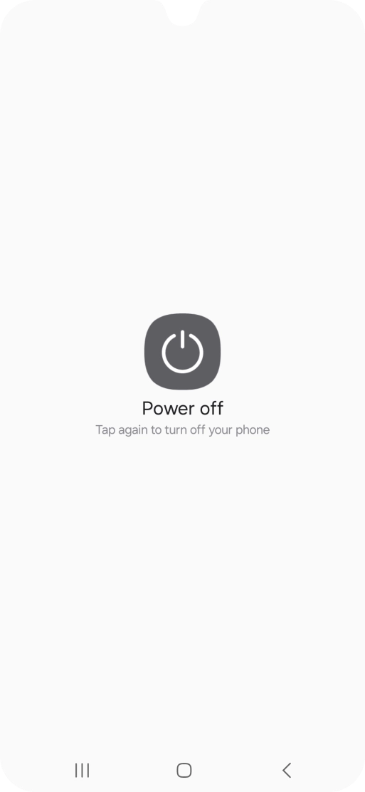 Press Power off. Press Power off.