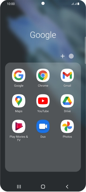 Press Gmail. Press Gmail.