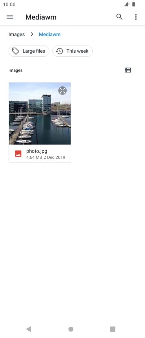 Press the required picture. Press the required picture.