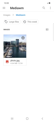 Press the required file. Press the required file.