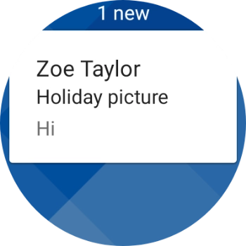 Press the required email message to read it. Press the required email message to read it.