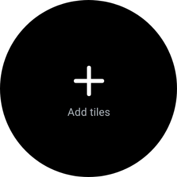 Press Add tiles. Press Add tiles.