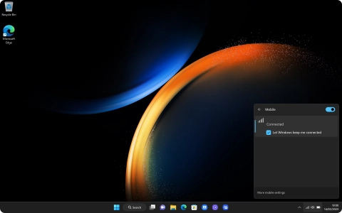 Click the desktop. Click the desktop.