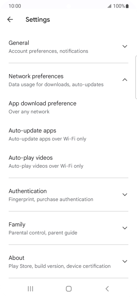 Press Auto-update apps. Press Auto-update apps.
